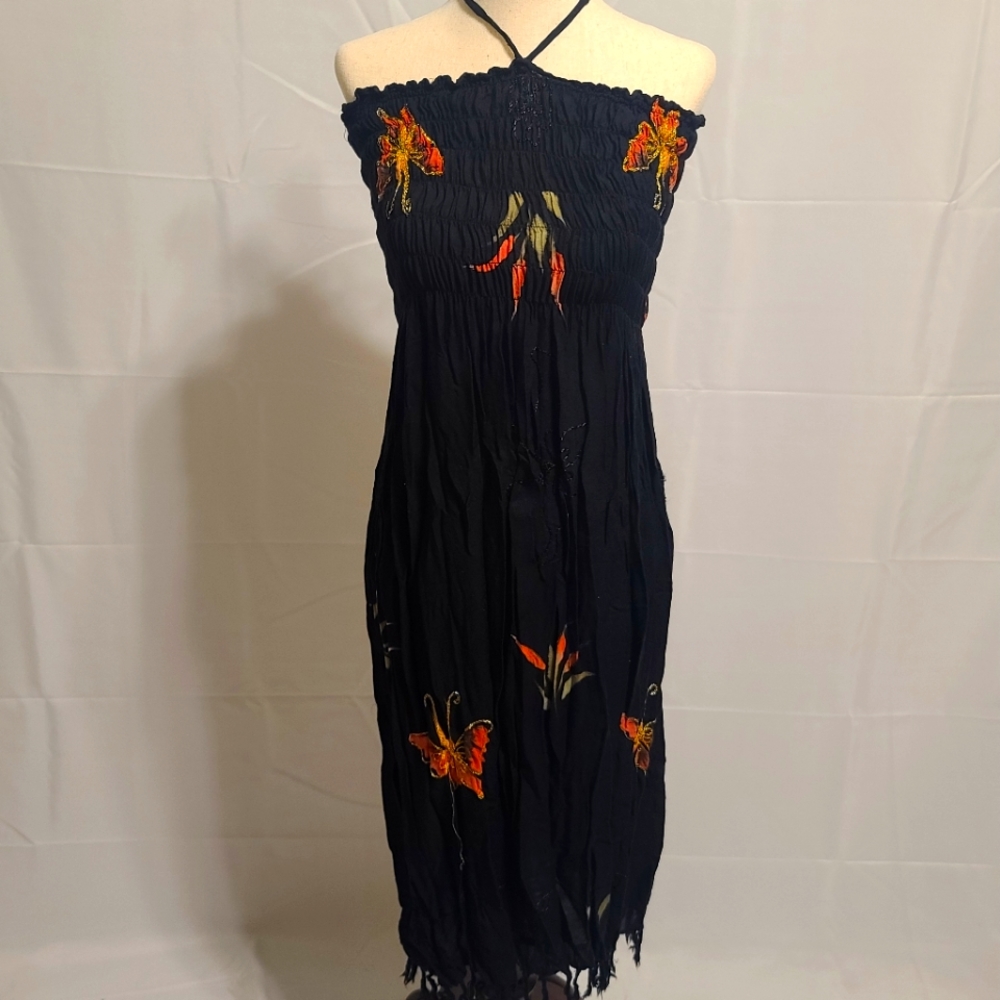 Floral stretch Beach sarong one size